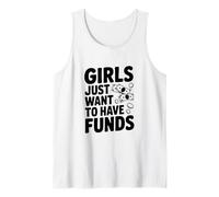 Las Chicas Solo Quieren divertirse con los Fondos para Amantes del Dinero Camiseta sin Mangas