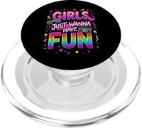 Las Chicas Solo Quieren divertirse Retro 80s PopSockets PopGrip para MagSafe