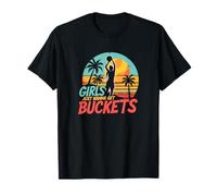 Las Chicas Solo Quieren Obtener Cubos - Love For Girls Basketball Camiseta