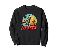 Las Chicas Solo Quieren Obtener Cubos - Love For Girls Basketball Sudadera