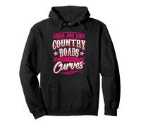 Las Chicas Son como Caminos Rurales Los Mejores Tienen currves Sudadera con Capucha