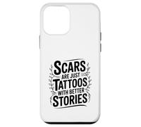 Las Cicatrices Son Solo Tatuajes con Mejores Historias motivacionales Carcasa para iPhone 12 Mini