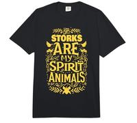 Las cigüeñas Son mis Animales del espíritu Comfort Colors Adult Heavyweight T-Shirt