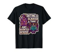 Las Citas Dan más Miedo Que Cualquier Cita Humor Divertido Halloween Camiseta gráfica económica