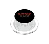 Las Citas Divertidas del Gimnasio Son más Fuertes Que Tus Excusas motivacionales PopSockets PopGrip para MagSafe