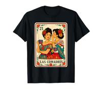 Las Comadres Chismosa Mexican Cafe Coffee Latina Mujer Camiseta