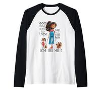 Las Cosas Buenas Llegan a Aquellos Que no Hacen Perder a mamá Camiseta Manga Raglan