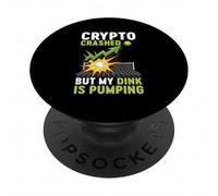 Las criptomonedas se han desplomado, Pero mi Dink PopSockets PopGrip Adhesivo