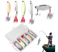 Las cucharas de arte para ello,Spinner Señuelos equipados con un gancho | Cucharas de agua salada | para el río Stuwmeer Estanque Orilla Mar Branding Lago Fuera Canal Wad Puerto River Curso de