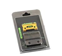 Las cuchillas fijas de cerámica DLC 2 son adecuadas para la mayoría de las máquinas de 45 mm, compatibles con WAHL, 8148, compatibles con Magic, compatibles con Senior, 1919 super(1pc 808E Blade)