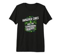 Las curas de la Resaca Hacen Que Este Duende Sea Feliz día de San Patricio Camiseta Premium