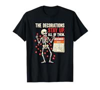 Las Decoraciones. Todos los Esqueletos Esqueleto Navidad Halloween Camiseta