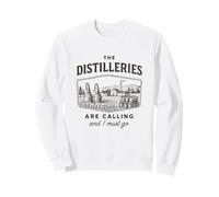 Las destilerías están Llamando y Debo IR (Whisky) Sudadera