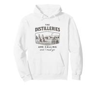 Las destilerías están Llamando y Debo IR (Whisky) Sudadera con Capucha