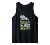 Las dos ruedas son siempre más ecológicas para desplazarse en bicicleta Camiseta sin Mangas