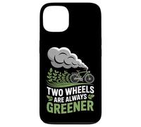Las dos ruedas son siempre más ecológicas para desplazarse en bicicleta Carcasa para iPhone 13