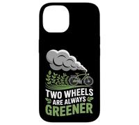 Las dos ruedas son siempre más ecológicas para desplazarse en bicicleta Carcasa para iPhone 14
