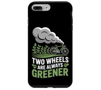 Las dos ruedas son siempre más ecológicas para desplazarse en bicicleta Carcasa para iPhone 7 Plus/8 Plus