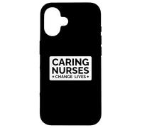 Las enfermeras cariñosas cambian vidas - Funny Nurse Carcasa para iPhone 16