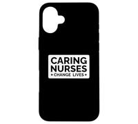 Las enfermeras cariñosas cambian vidas - Funny Nurse Carcasa para iPhone 16 Plus