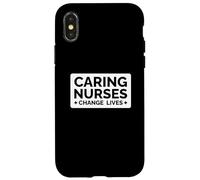 Las enfermeras cariñosas cambian vidas - Funny Nurse Carcasa para iPhone X/XS