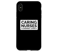 Las enfermeras cariñosas cambian vidas - Funny Nurse Carcasa para iPhone XS Max