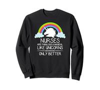 Las Enfermeras Son como Unicornios | Regalos Divertidos de enfermería para Enfermeras Sudadera