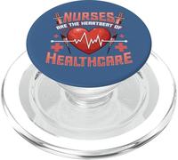Las Enfermeras Son el corazón de la atención Sanitaria Nurse PopSockets PopGrip para MagSafe