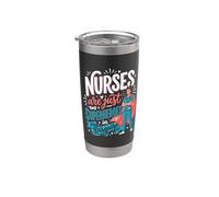 Las enfermeras son solo superhéroes disfrazados Healthcare Hero 2 Vaso térmico de acero inoxidable de doble pared