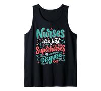 Las Enfermeras Son Solo superhéroes disfrazados Healthcare Hero 3 Camiseta sin Mangas