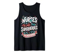 Las Enfermeras Son Solo superhéroes disfrazados Héroe de la atención médica 1 Camiseta sin Mangas