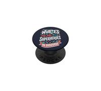 Las Enfermeras Son Solo superhéroes disfrazados Héroe de la atención médica 1 PopSockets PopGrip Adhesivo