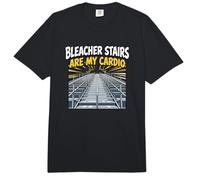 Las escaleras de la grada Son mis Padres de Deportes cardiovasculares Comfort Colors Adult Heavyweight T-Shirt