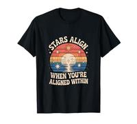 Las Estrellas de sincronicidad se alinean Cuando estás Alineado Astronomía Camiseta