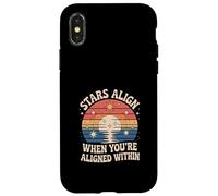 Las Estrellas de sincronicidad se alinean Cuando estás Alineado Astronomía Carcasa para iPhone X/XS