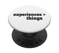 Las experiencias Son Mejores Que Las Cosas PopSockets PopGrip Adhesivo