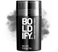 Las fibras capilares BOLDIFY (0.42 oz) rellenan el cabello fino y debilitado para una apariencia instantáneamente más gruesa y llena - fórmula superior - para mujeres y hombres - GRIS OSCURO