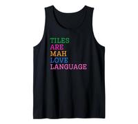 Las fichas de Mahjong Son mi lenguaje de Amor Camiseta sin Mangas