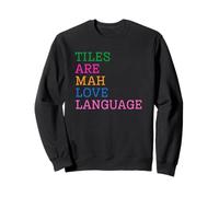 Las fichas de Mahjong Son mi lenguaje de Amor Sudadera