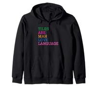 Las fichas de Mahjong Son mi lenguaje de Amor Sudadera con Capucha