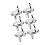 Las fijaciones de bisagra del asiento del inodoro liberan rápidamente los tornillos de tuerca de fijación superior de los inodoros