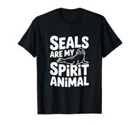 Las focas Son mi espíritu Animal Cool Seal Lover Camiseta