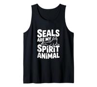 Las focas Son mi espíritu Animal Cool Seal Lover Camiseta sin Mangas