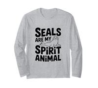 Las focas Son mi espíritu Animal Cool Seal Lover Manga Larga