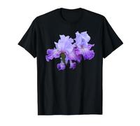 Las Formas más Hermosas de Splashacata de Iris Morado: Camiseta gráfica económica, Hombre, Negro, L