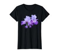 Las Formas más Hermosas de Splashacata de Iris Morado: Camiseta gráfica económica, Mujer, Negro, L