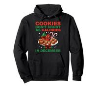 Las Galletas no cuentan como calorías Navidad Santa Xmas Family Sudadera con Capucha
