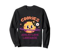 Las Galletas Son mi lenguaje de Amor, Lindo Humor para Hornear, Amante de Las Galletas Sudadera
