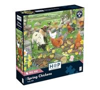 Las gallinas de primavera de The House of Puzzles, gran rompecabezas de 500 piezas