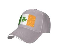 Las gorras de béisbol son secas y transpirables, adecuadas para viajes y fitness | Las gorras de béisbol con estampado negro de la bandera irlandesa son secas y transpirables, perfectas para viajes y fitness